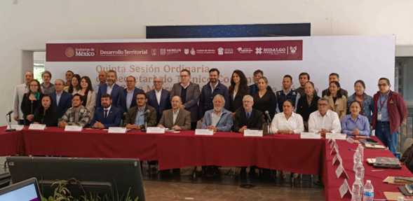 5ta Sesión de Trabajo del Secretariado Técnico Conjunto del Consejo de Desarrollo Metropolitano del Valle de México. Inicio de los trabajos para la elaboración del POZMVM